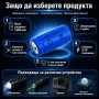 Акумулаторна литиева батерия 16340 CR123A 1300mAh 3.7V презареждаща се за фенри прожектори лазери, снимка 4