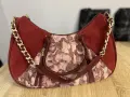 НОВА луксозна дизайнерска чанта на Maria Cardelli естествена кожа и велур, снимка 1
