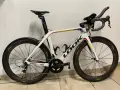 Шосеен велосипед Look 795 Blade RS (Размер S) – Sram Red 2x10 + Quarq + Mavic Comete 60мм, снимка 1