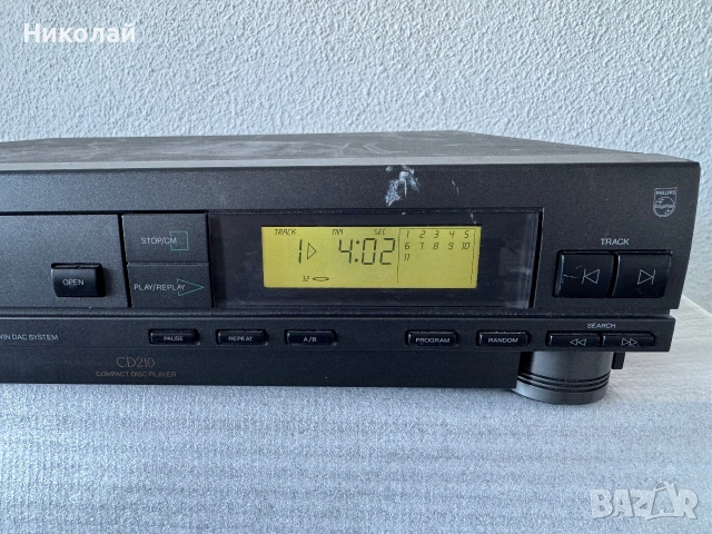 PHILIPS CD-210 CD ПЛЕЪР , снимка 3 - Аудиосистеми - 54988516