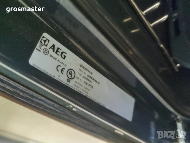 ФУРНА ЗА ВГРАЖДАНЕ AEG BEB351111B , снимка 3 - Печки, фурни - 54315290