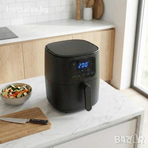 Еър Фрайер T&G - 6 литра, снимка 4 - Фритюрници - 54028961