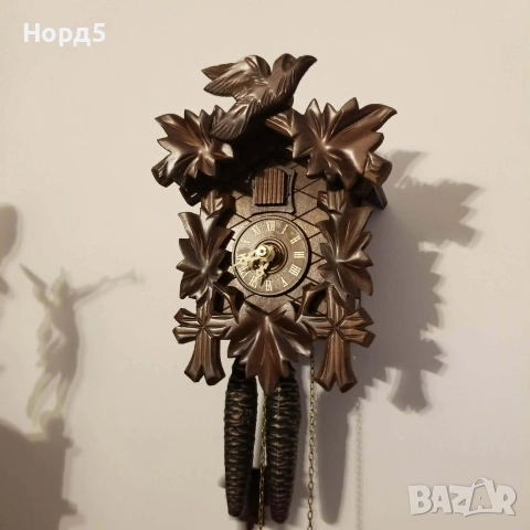 Шварцвалдски ку-ку часовник, снимка 3 - Стенни часовници - 55285417