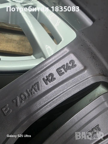Лети джанти 17ки 5х112 Audi + зимни гуми 225/50/17 Dunlop, снимка 10 - Гуми и джанти - 54441174