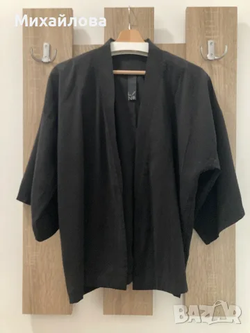 Черно кимоно, сако на Lin Apparel, снимка 3 - Сака - 55655515