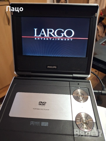 Преносим DVD плейър Philips PET720, снимка 2 - Плейъри, домашно кино, прожектори - 54045158