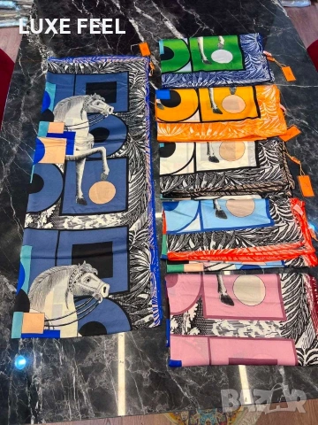 Dior 🤍Goyard🤍 Fendi🤍 Louis VUITTON 🤍 Дамски Копринени Шалове , снимка 8 - Шалове - 54946480