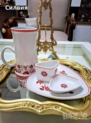 Ретро порцелан от Унгария , снимка 2 - Антикварни и старинни предмети - 54610740