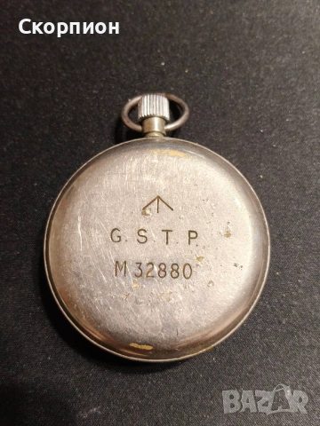 Швейцарски джобен часовник - MOERIS - Военен модел, снимка 3 - Джобни - 48925286