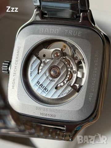 Автоматичен часовник Rado True Square 38mm, снимка 15 - Мъжки - 54811422