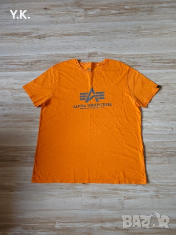 Оригинална мъжка тениска Alpha Industries, снимка 5 - Тениски - 54996147