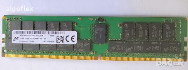 Модул памет 32GB DDR4 2666MHz ECC RDIMM 2Rx4 (PC4-2666V-R) 840758-091, снимка 3 - RAM памет - 54696497