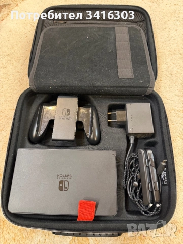 Nintendo switch oled + куфар за транспорт , снимка 3 - Nintendo конзоли - 54576095