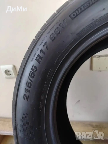 4бр летни гуми kumho 215/65/17, снимка 3 - Гуми и джанти - 55194486