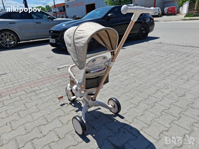 BYOX Детска триколка COMPACTO 4в1 бежов, снимка 8 - Други - 54645896