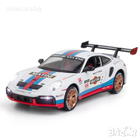 Метални колички: Porsche 911 GT3 RSR Martini