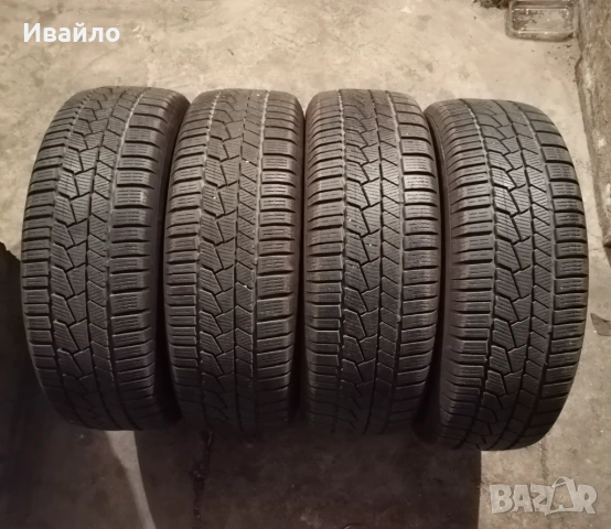 Продавам 4 броя зимни гуми 205.60.16 на 1 сезон дот 2020 Контентал 