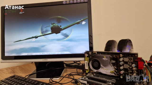 2 РЕДКИ ретро видеокарта: XFX 8800GT Alpha Dog + ASUS HD3850 CoH + бонус, снимка 5 - Видеокарти - 54774667