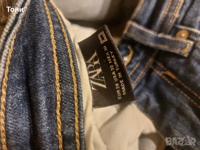 ZARA Нови Дамски Дънки М,38 , снимка 7 - Дънки - 54623518