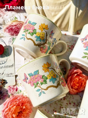 Шест чаши за чай Royal Albert , снимка 3 - Чаши - 54929122