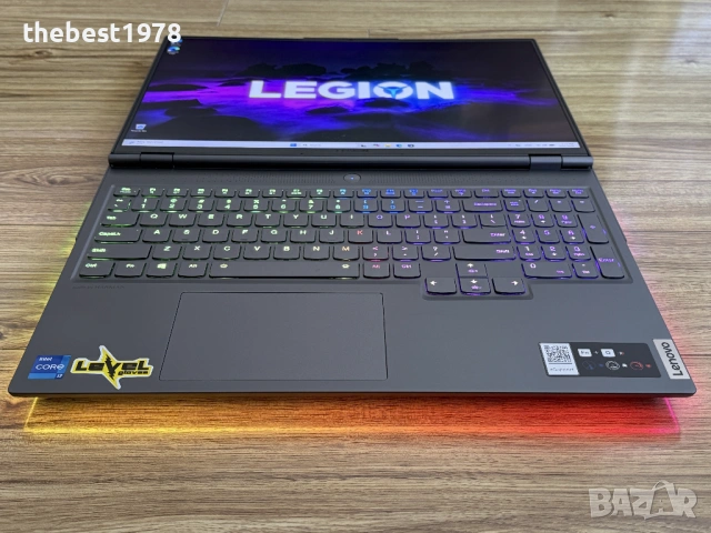 16`Lenovo Legion Pro 7`Core i7-11800H/RTX 3070/32GB RAM/512GB SSD/WQXGA 165Hz 500 Nits Vesa Certifie, снимка 6 - Лаптопи за игри - 54311636