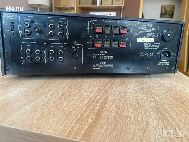 PIONEER stereo amplifier SA-7800, снимка 5 - Ресийвъри, усилватели, смесителни пултове - 54765462