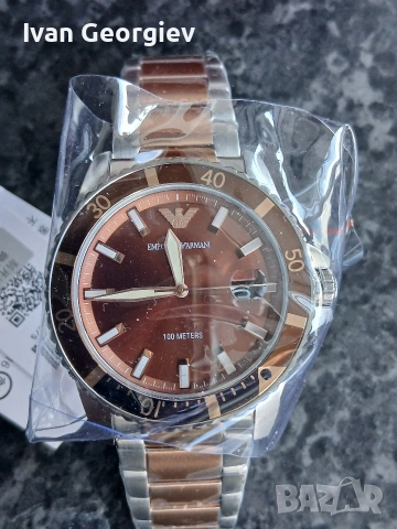 Нов часовник Emporio Armani 11340, снимка 9 - Мъжки - 54101387