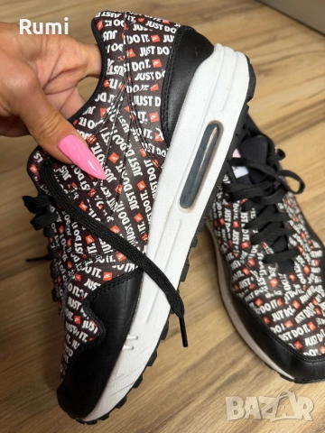  Оригинални кожени маратонки Nike Air Max 1 PRM ! 44 н, снимка 6 - Кецове - 44229846