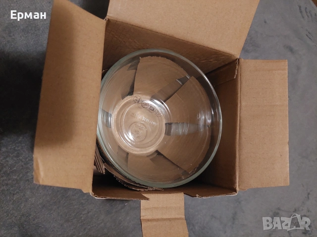 Стъклени купи 4 бр. , снимка 2 - Чинии - 54019421