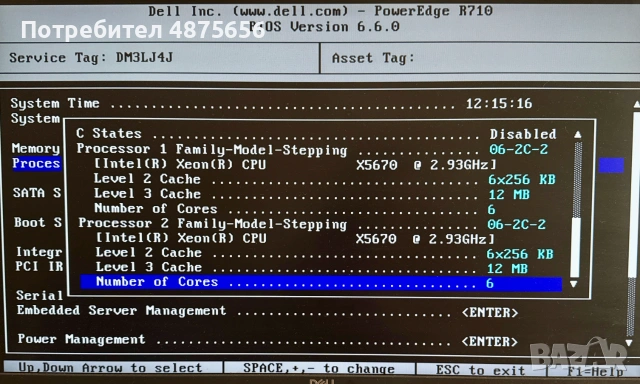 2x Dell R710 Twin-Servers | 2x X5670, 32GB RAM, H700 18 TB Storage | ESXi Ready - 300€ за ДВАМА!!!, снимка 2 - Работни компютри - 55157185