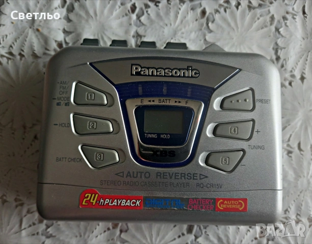 Уокмен Panasonic RQ-CR15V Касетен аудио плеър, снимка 3 - Други - 54675107