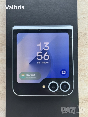Samsung Z Flip 6 256GB Blue / КАТО НОВ!, снимка 3 - Samsung - 55358287