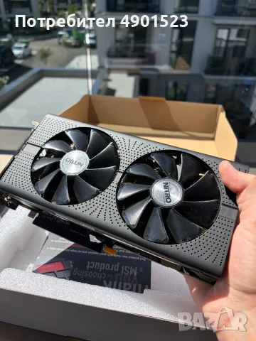 Sapphire Nitro RX 580 8GB GDDR5, снимка 4 - Видеокарти - 55458905