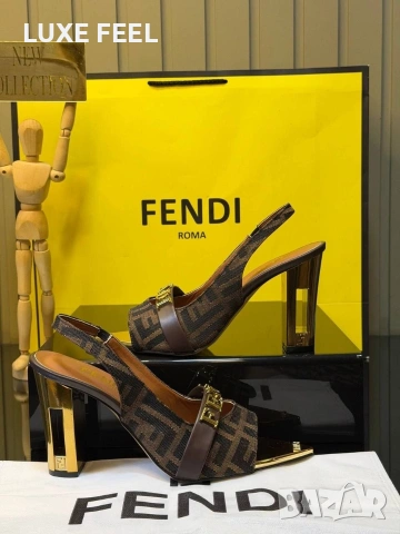 Fendi 💎Дамски Сандали , снимка 4 - Сандали - 54541780