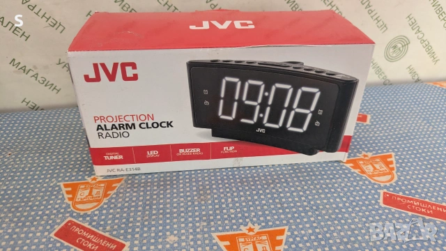 Часовник - JVC радиочасовник RA-E314B черен