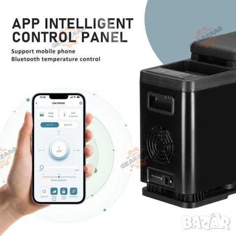 Alpicool CF8 – 8 Литра Компресорен Автомобилен Хладилник Тип Подлакътник (Armrest) - Фризер, снимка 9 - Аксесоари и консумативи - 54554633