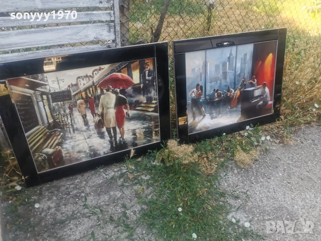 OIL EFFECT PRINT 95X75СМ КАРTИНИ 2БР ВНОС ENGLAND 0107261028L4, снимка 5 - Други ценни предмети - 55111993