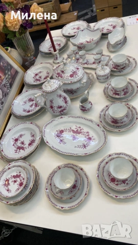 HUTSCHENREUTHER Germany Linderhof Сервиз 53 части , снимка 12 - Сервизи - 54279404