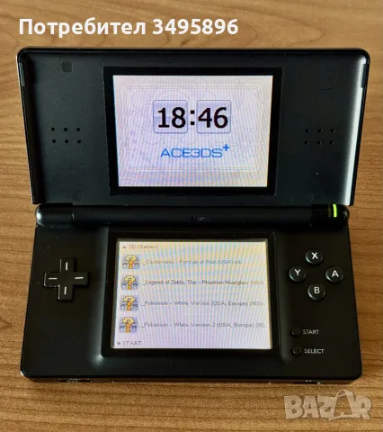 Nintendo DS Lite Black R4 , снимка 5 - Nintendo конзоли - 55683151