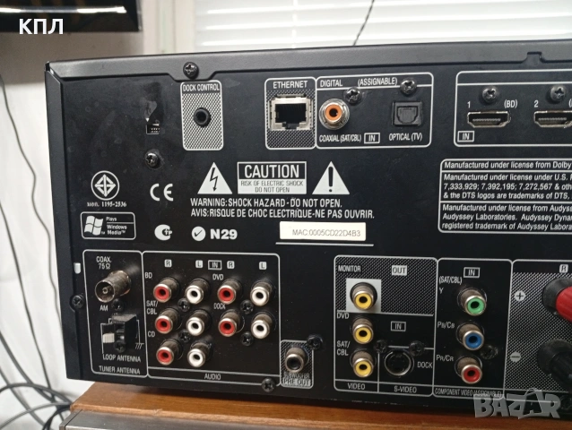 7.1 канален ресивър DENON AVR -1912, снимка 10 - Ресийвъри, усилватели, смесителни пултове - 54376713