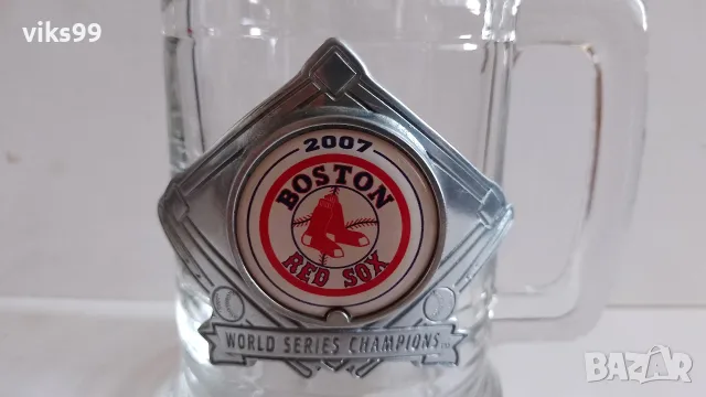 Чаша Boston Red Sox World Series Champions 2007, снимка 3 - Колекции - 55603611