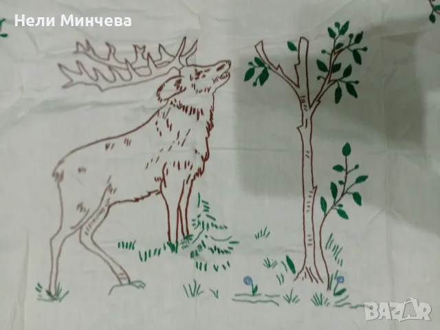 Ковьор за закачане на стена, ръчно бродиран