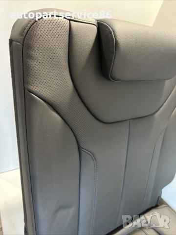 Седалка заден ляв трети ред черна кожа за Hyundai Santa Fe 2.2 Crdi (2020), снимка 2 - Части - 54412448