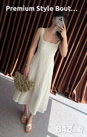 рокля с бродерия 