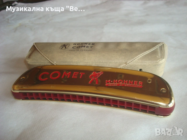 Hohner Comet 40 C Диатонична устна хармоника с калъф, снимка 10 - Духови инструменти - 55280727
