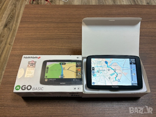 Навигация TomTom Go Basic 6 - Доживотни карти и трафик, снимка 2 - TOMTOM - 54259661