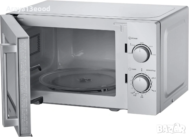 Микровълнова фурна Midea Comfee CMSN 20 SI, 20л, 700W, снимка 2 - Микровълнови - 54613946