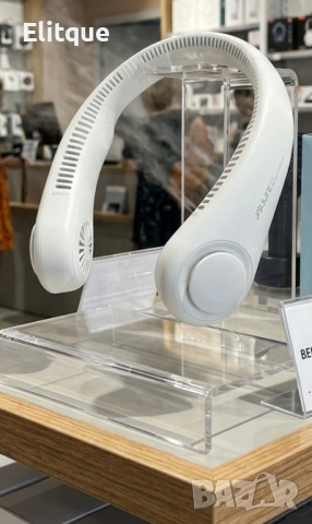 Преносим вентилатор за врата, вентилатор без лопатки Hands Free, 4000 mAh "Бял, Розов ,Зелен "