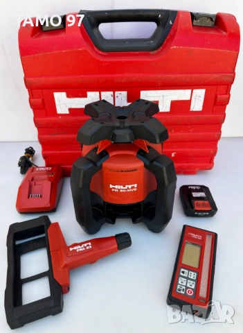 ТОП ЦЕНА! Hilti PR 30-HVS A12 - Ротационен лазер за употреба на открито перфектен!