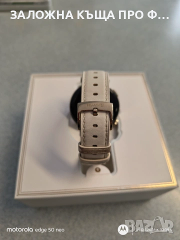  SMART WATCH HUAWEI GT5 WHITE JNA-B19L SMART WATCH HUAWEI GT5 WHITE JNA-B19L SMART WATCH HUAWEI GT5 , снимка 4 - Смарт часовници - 54187884